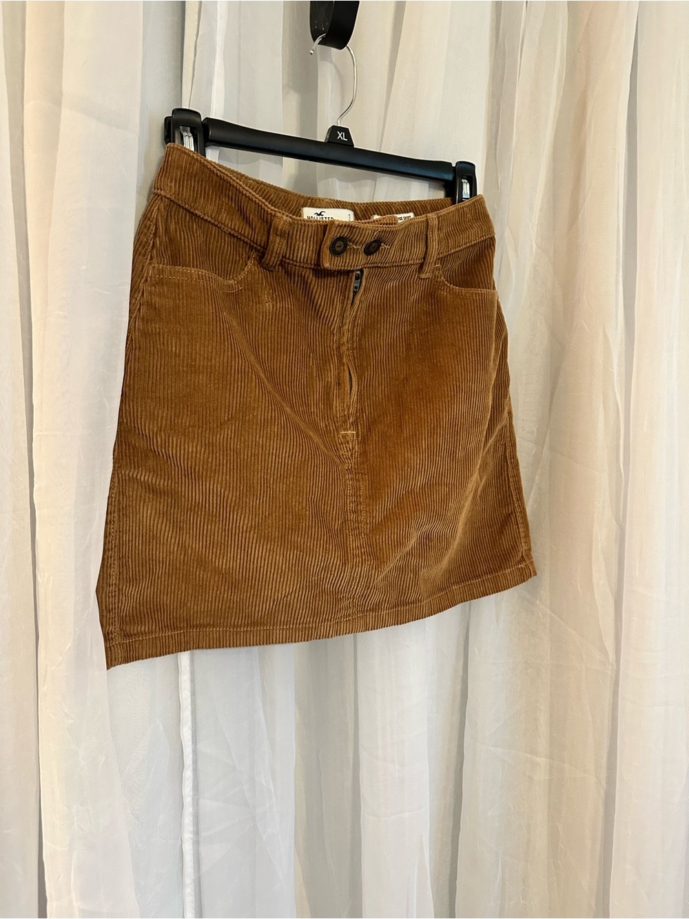 Hollister Brown Corduroy Mini Skirt
